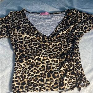 Ragdoll Black and Tan Wrap Crop Top
